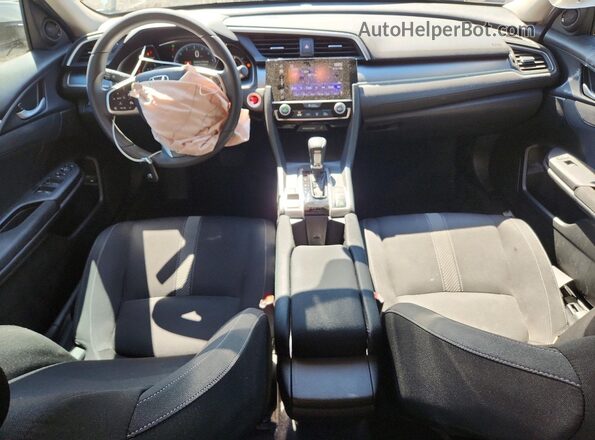 2HGFC2F71JH554339 2018 HONDA CIVIC Silver Вид панелі приладів