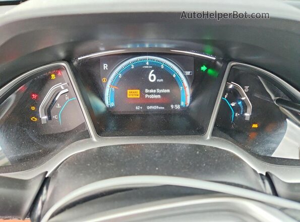 2HGFC2F71JH601322 2018 HONDA CIVIC Black Instrument cluster view