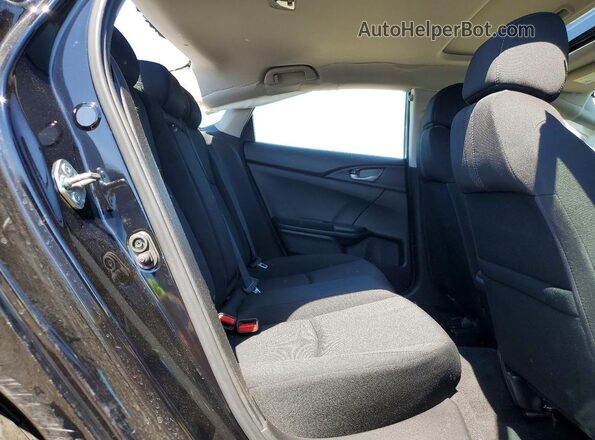 2HGFC2F71JH601322 2018 HONDA CIVIC Black Rear seats view