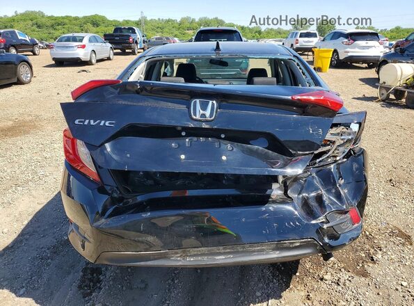 2HGFC2F71JH601322 2018 HONDA CIVIC Black Rear view