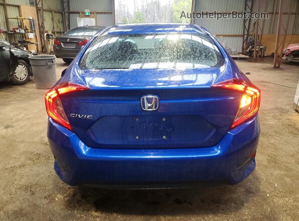 2HGFC2F72GH016404 2016 HONDA CIVIC Blue უკანა ხედი