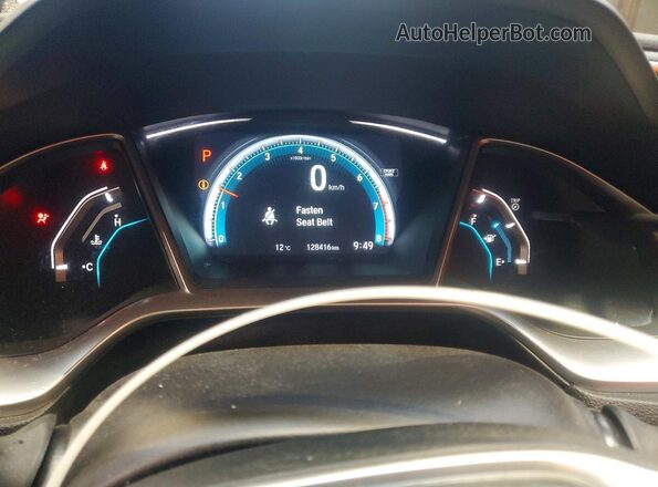 2HGFC2F72GH016404 2016 HONDA CIVIC Blue ხელსაწყოთა პანელის ხედი