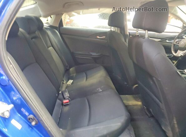 2HGFC2F72GH016404 2016 HONDA CIVIC Blue უკანა სავარძლების ხედი