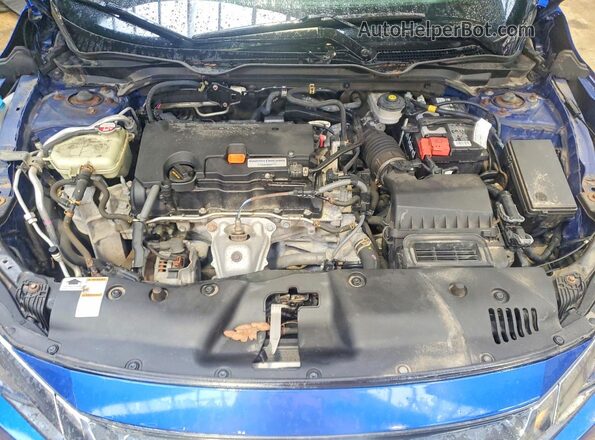 2HGFC2F72GH016404 2016 HONDA CIVIC Blue უკანა სალონის ხედი