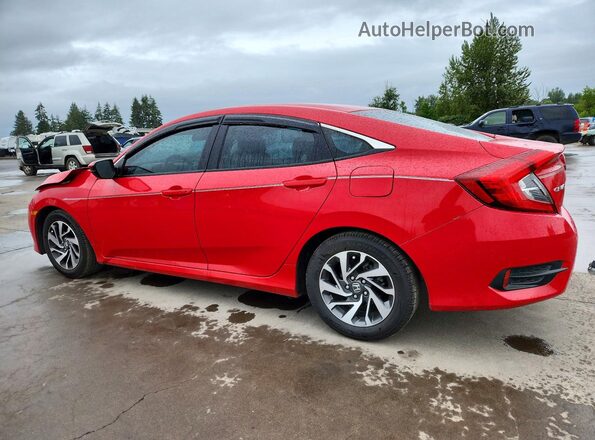2HGFC2F72GH545772 2016 HONDA CIVIC Red Задня ліва чверть