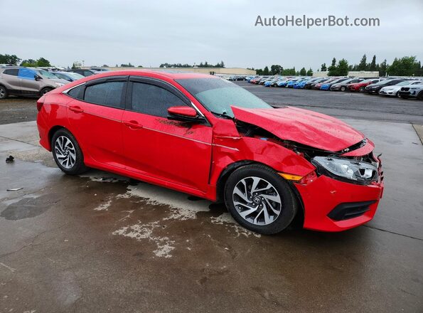 2HGFC2F72GH545772 2016 HONDA CIVIC Red Передня права чверть