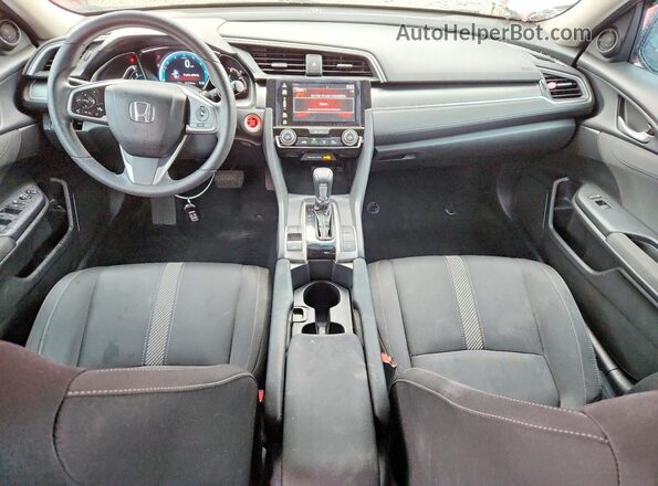 2HGFC2F72GH545772 2016 HONDA CIVIC Red Вид панелі приладів