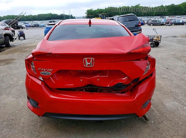 2HGFC2F72HH502163 2017 HONDA CIVIC Red Rear view