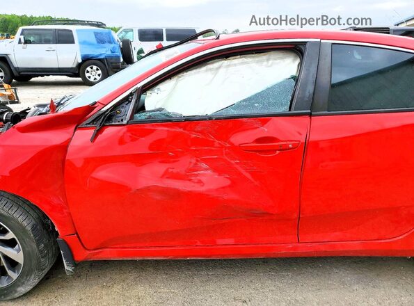 2HGFC2F72HH502163 2017 HONDA CIVIC Red Front interior view