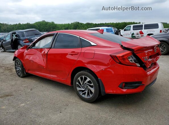 2HGFC2F72HH502163 2017 HONDA CIVIC Red Rear left
