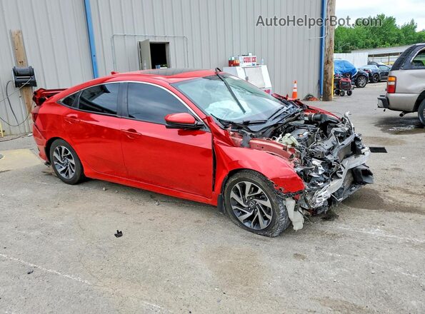 2HGFC2F72HH502163 2017 HONDA CIVIC Red Front right