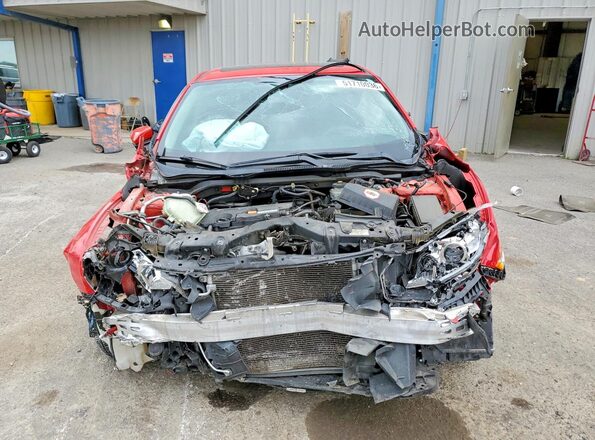 2HGFC2F72HH502163 2017 HONDA CIVIC Red Front view
