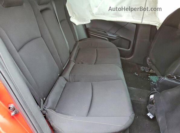 2HGFC2F72HH502163 2017 HONDA CIVIC Red Rear seats view