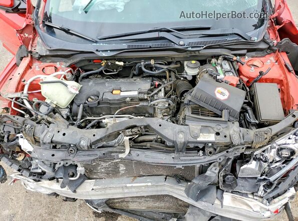 2HGFC2F72HH502163 2017 HONDA CIVIC Red Rear interior view
