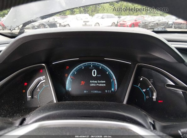 2HGFC2F72HH524700 2017 HONDA CIVIC Black Widok tylnych siedzeń