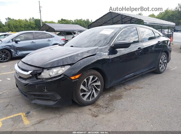 2HGFC2F72HH524700 2017 HONDA CIVIC Black Przód lewy