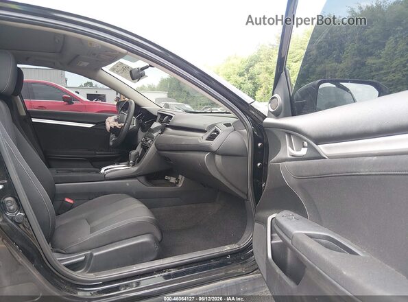 2HGFC2F72HH524700 2017 HONDA CIVIC Black Widok wnętrza z przodu