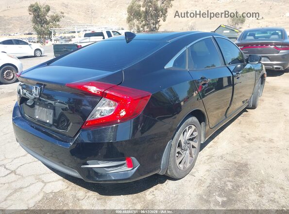 2HGFC2F72HH543621 2017 HONDA CIVIC Black უკანა მარჯვენა