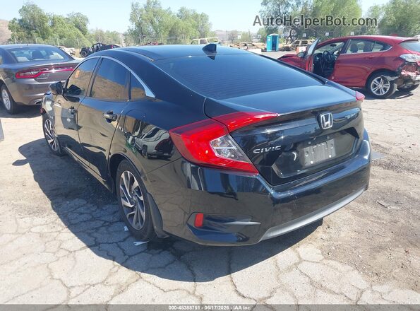 2HGFC2F72HH543621 2017 HONDA CIVIC Black უკანა მარცხენა