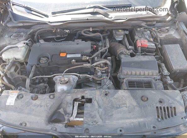 2HGFC2F72HH543621 2017 HONDA CIVIC Black უკანა ხედი