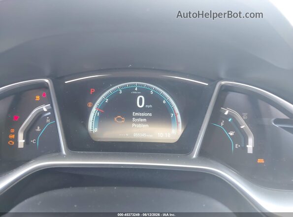 2HGFC2F72JH540370 2018 HONDA CIVIC Silver Widok tylnych siedzeń
