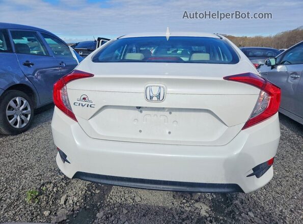 2HGFC2F72JH575782 2018 HONDA CIVIC White უკანა ხედი