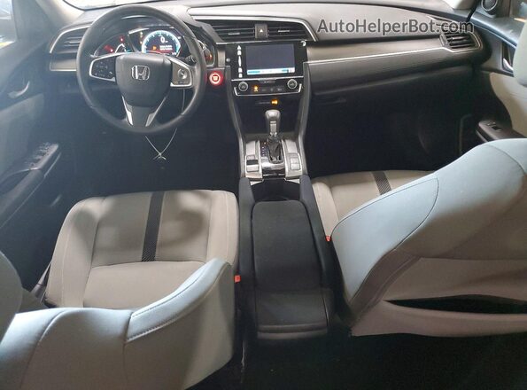 2HGFC2F72JH583526 2018 HONDA CIVIC Gray წინა პანელის ხედი