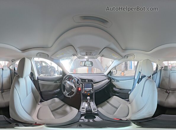 2HGFC2F72JH583526 2018 HONDA CIVIC Gray VIN კოდის სტიკერის ხედი