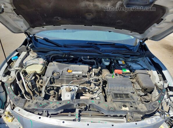 2HGFC2F72JH610868 2018 HONDA CIVIC Silver უკანა სალონის ხედი