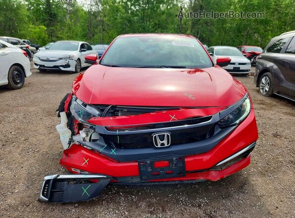 2HGFC2F72LH005140 2020 HONDA CIVIC Red წინა ხედი