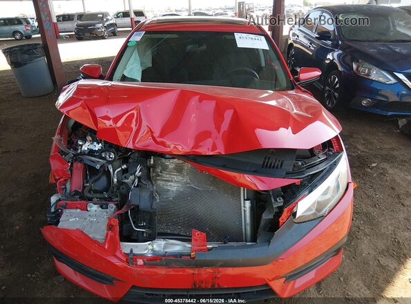 2HGFC2F73GH547871 2016 HONDA CIVIC Red Вид панелі приладів