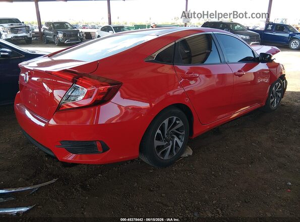 2HGFC2F73GH547871 2016 HONDA CIVIC Red Задня права чверть