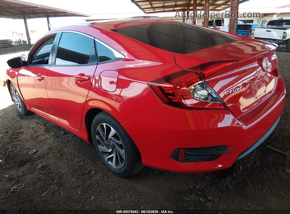 2HGFC2F73GH547871 2016 HONDA CIVIC Red Задня ліва чверть