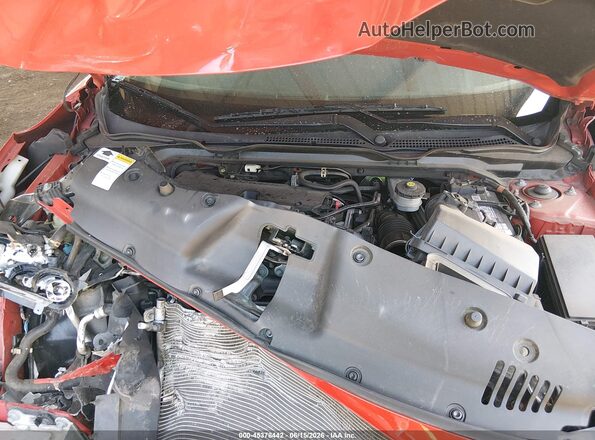 2HGFC2F73GH547871 2016 HONDA CIVIC Red Вид ззаду