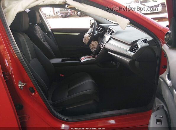 2HGFC2F73GH547871 2016 HONDA CIVIC Red Вид салону спереду