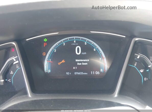 2HGFC2F73HH523023 2017 HONDA CIVIC Gray Vista de los asientos traseros