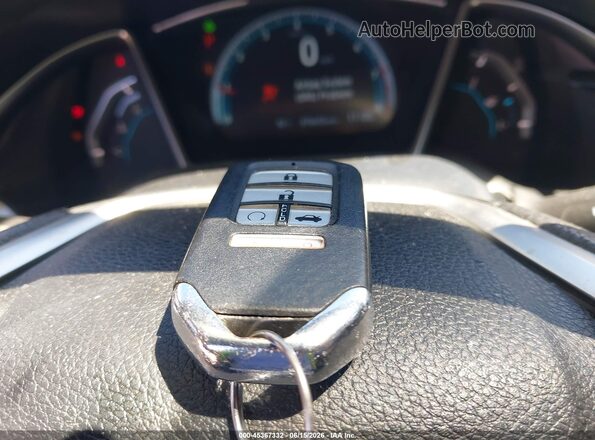 2HGFC2F73HH523023 2017 HONDA CIVIC Gray Vista del salpicadero