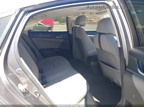 2HGFC2F73HH523023 2017 HONDA CIVIC Gray Vista de la etiqueta del VIN