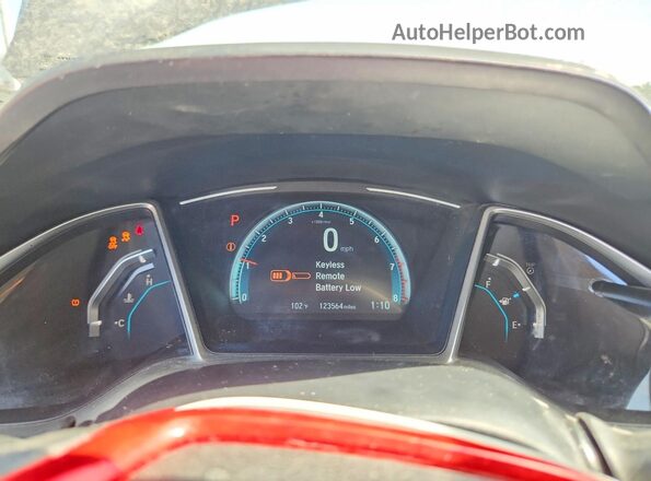 2HGFC2F73HH543885 2017 HONDA CIVIC Charcoal Vista del cuadro de instrumentos