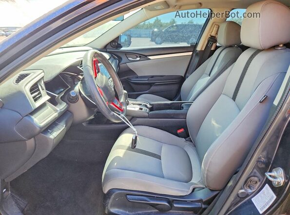 2HGFC2F73HH543885 2017 HONDA CIVIC Charcoal Vista interior delantera