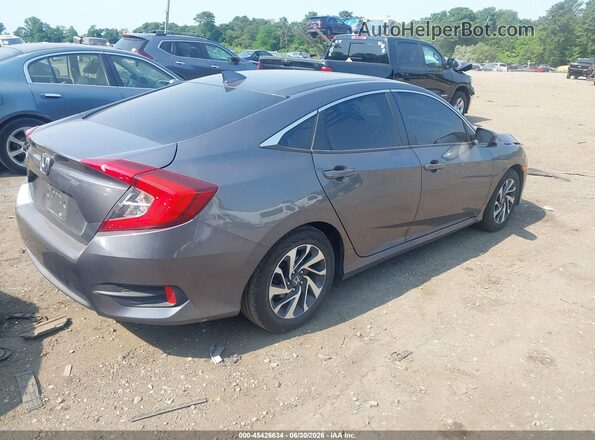 2HGFC2F73HH559519 2017 HONDA CIVIC Gray Rear right