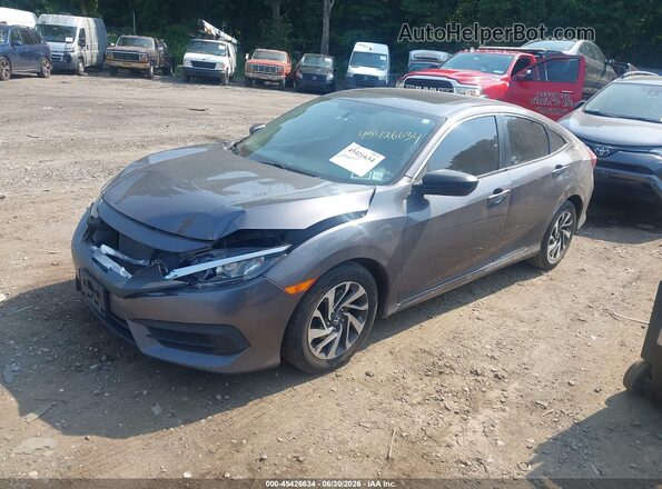 2HGFC2F73HH559519 2017 HONDA CIVIC Gray Front left