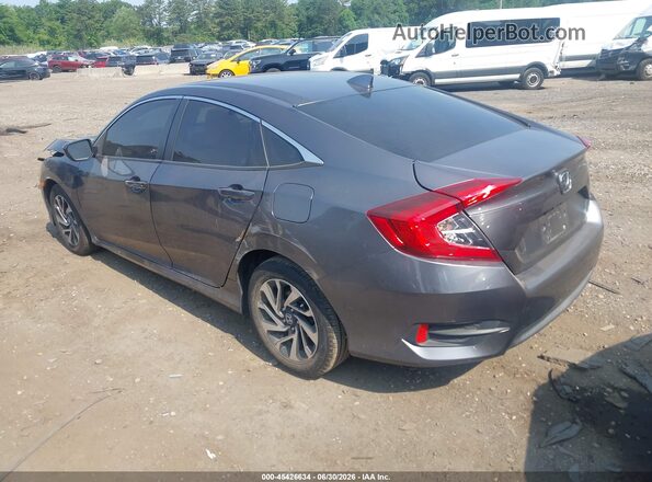 2HGFC2F73HH559519 2017 HONDA CIVIC Gray Rear left