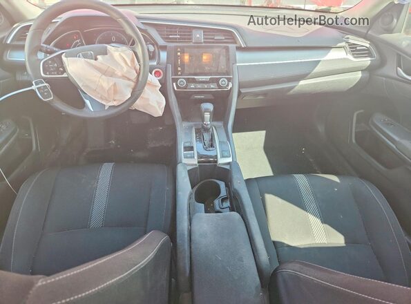 2HGFC2F73JH554486 2018 HONDA CIVIC Red Vista del salpicadero