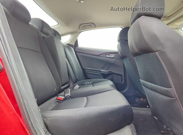 2HGFC2F73JH554486 2018 HONDA CIVIC Red Vista de los asientos traseros