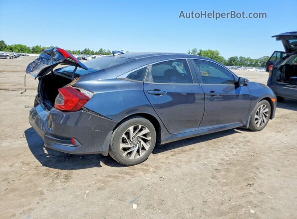 2HGFC2F73JH556190 2018 HONDA CIVIC Blue Rear right