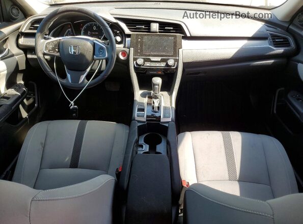 2HGFC2F73JH556190 2018 HONDA CIVIC Blue Dashboard view