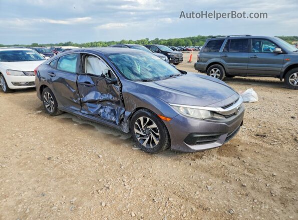 2HGFC2F73JH594017 2018 HONDA CIVIC Gray Առջևի աջ