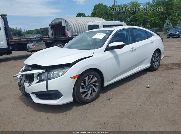 2HGFC2F74HH522012 2017 HONDA CIVIC White Առջևի ձախ երեք քառորդ տեսարան