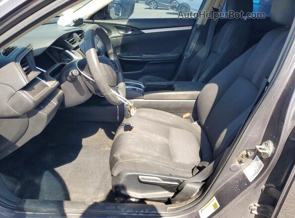 2HGFC2F74HH577950 2017 HONDA CIVIC Gray Вид салону спереду